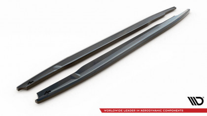 Prahové lišty Mercedes-Benz C AMG-Line W206 černý lesklý plast