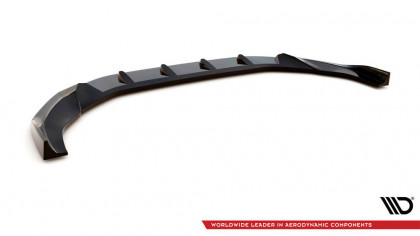 Spojler pod nárazník lipa V.1 Audi A4 S-Line / S4 B9 Facelift černý lesklý plast
