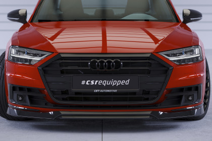 Spoiler pod přední nárazník CSR CUP pro Audi A8 D5 2017-2021 - carbon look lesklý