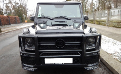 Přední ochranný nerezový rám černý pro Mercedes G-Class W463 G63 (1989-2018)