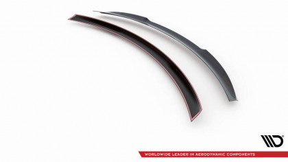Prodloužení spoileru 3D Mercedes-Benz S AMG-Line W223 černý lesklý plast 