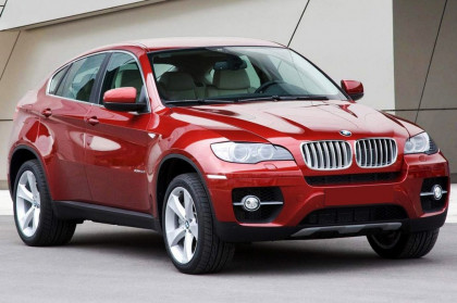 Nerezová ochranná lišta zadního nárazníku BMW X6/E71 2009-2014 černá