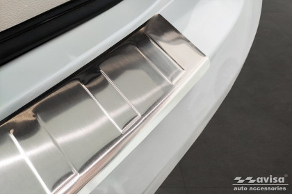 Nerezová ochranná lišta zadního nárazníku BMW X6/F16 2014- stříbrná