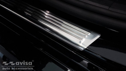 Prahové ochranné nerezové lišty Avisa pro BMW  X6 G06 2019- stříbrné