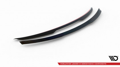 Prodloužení spoileru Infiniti Q50 S Mk1 černý lesklý plast 