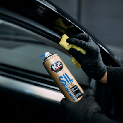 K2 SIL - Silikonový sprej pro gumová těsnění na autě, 300 ml