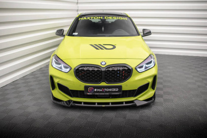 Spojler pod nárazník lipa V.6 BMW 1 F40 M-Pack / M135i  černý matný plast