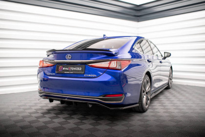 Spoiler zadního nárazníku Lexus ES F Sport Mk7 černý lesklý plast