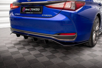 Spoiler zadního nárazníku Lexus ES F Sport Mk7 černý lesklý plast