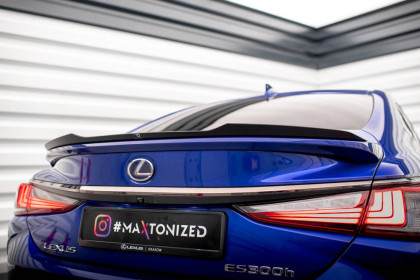 Prodloužení spoileru Lexus ES F Sport Mk7 černý lesklý plast 