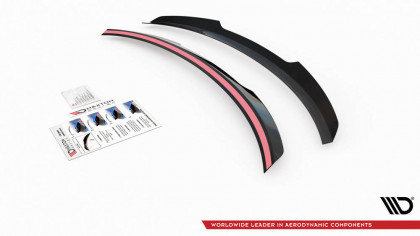 Prodloužení spoileru Škoda Octavia Liftback Mk4 černý lesklý plast 