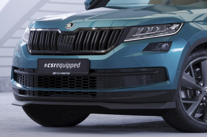 Spoiler pod přední nárazník CSR CUP pro Škoda Kodiaq 17-21 - carbon look lesklý