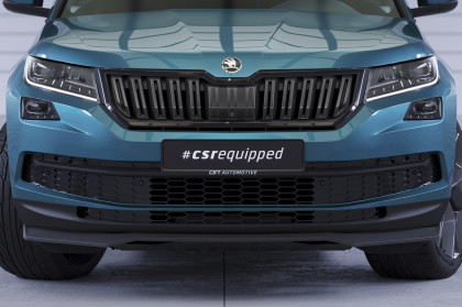 Spoiler pod přední nárazník CSR CUP pro Škoda Kodiaq 17-21 - carbon look lesklý