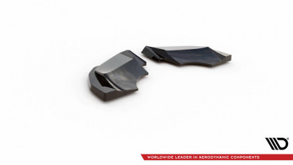 Splittery zadní boční Audi R8 Mk2 Facelift černý lesklý plast