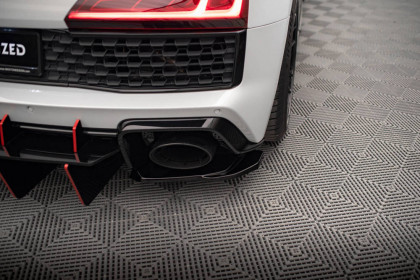 Splittery zadní boční Audi R8 Mk2 Facelift carbon look