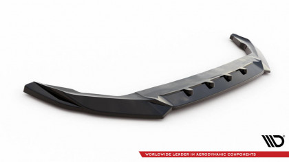 Spojler pod nárazník lipa V.1 Volvo XC90 R-Design Mk2 Facelift černý lesklý plast