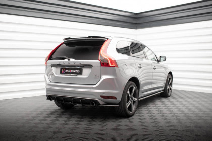 Prodloužení spoileru Volvo XC60 R-Design Mk1 Facelift černý lesklý plast