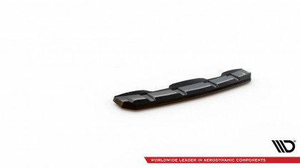 Spoiler zadního nárazníku Volvo XC60 R-Design Mk1 Facelift černý lesklý plast
