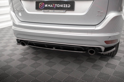 Spoiler zadního nárazníku Volvo XC60 R-Design Mk1 Facelift carbon look