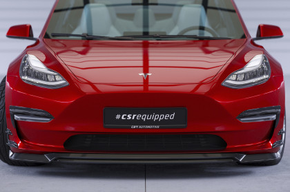 Spoiler pod přední nárazník CSR CUP pro Tesla Model 3 - carbon look lesklý