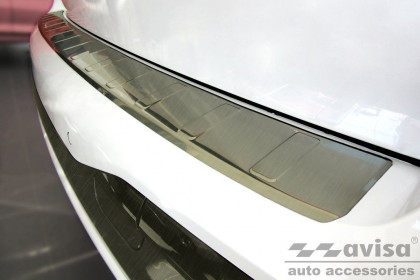Nerezová ochranná lišta zadního nárazníku pro BMW X7 (G07) M-Paket - titanová