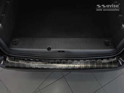 Nerezová ochranná lišta zadního nárazníku pro Citroen Berlingo II Multispace 2018- černá