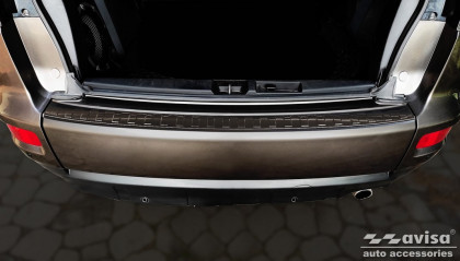 Nerezová ochranná lišta zadního nárazníku pro Citroën C-Crosser 2007-2012 černá