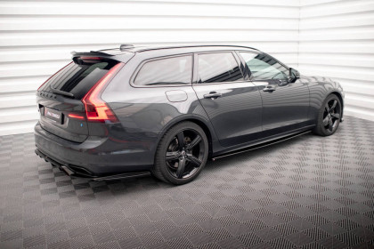 Prahové lišty Volvo V90 R-Design Mk2 carbon look