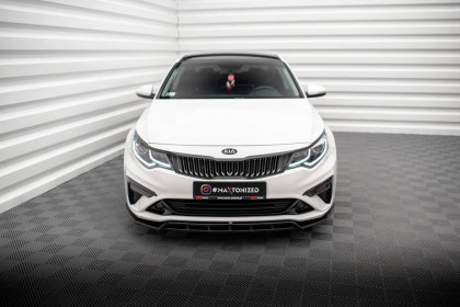 Spojler pod nárazník lipa V.1 Kia Optima Mk4 Facelift černý lesklý plast