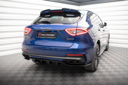 Spoiler zadního nárazníku Maserati Levante GTS Mk1 černý lesklý plast