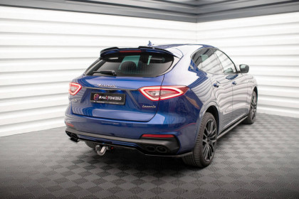 Spoiler zadního nárazníku Maserati Levante GTS Mk1 černý lesklý plast