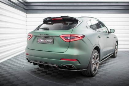 Spoiler zadního nárazníku Maserati Levante Mk1 černý lesklý plast