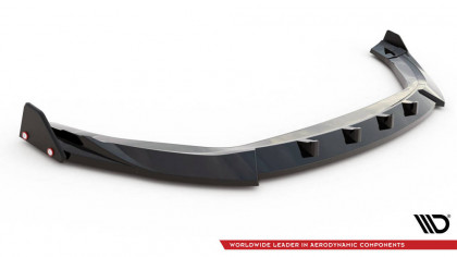 Spojler pod nárazník lipa V.3+flaps Hyundai Kona N Mk1 černý lesklý plast