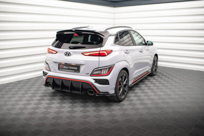 Splittery zadní boční V.1 Hyundai Kona Mk1 černý lesklý plast