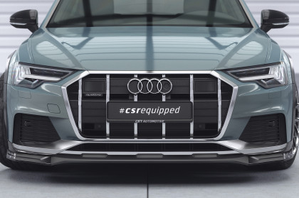 Spoiler pod přední nárazník CSR CUP pro Audi A6 C8 (Typ F2) Allroad - carbon look lesklý