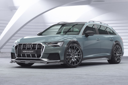 Spoiler pod přední nárazník CSR CUP pro Audi A6 C8 (Typ F2) Allroad - carbon look lesklý