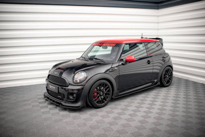 Prahové lišty V.2 Mini Cooper John Cooper Works R56 černý lesklý plast