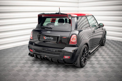 Difuzor zadního nárazníku Mini Cooper John Cooper Works R56 černý lesklý plast