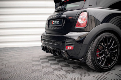 Difuzor zadního nárazníku Mini Cooper John Cooper Works R56 černý lesklý plast