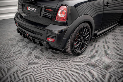 Splittery zadní boční V.3 Mini Cooper John Cooper Works R56 černý lesklý plast