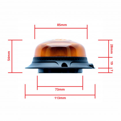EPBL03 LED Maják 54W 12/24V