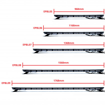EPBL05 LED Výstražné Světlo 396W 968mm 12/24V