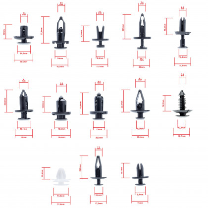 EPCRC01 CAR RETAINER CLIPS