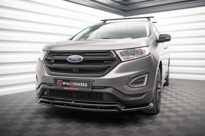 Spojler pod nárazník lipa Ford Edge Mk2 černý lesklý plast