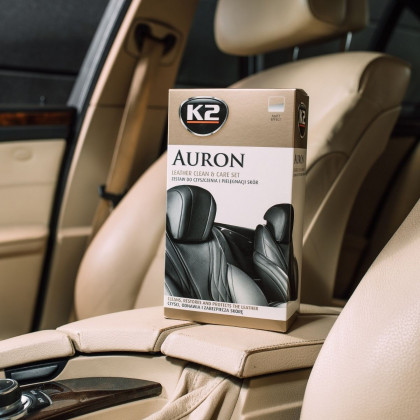 K2 AURON LEATHER CLEAN & CARE SET - sada pro čistění a údržbu kůže