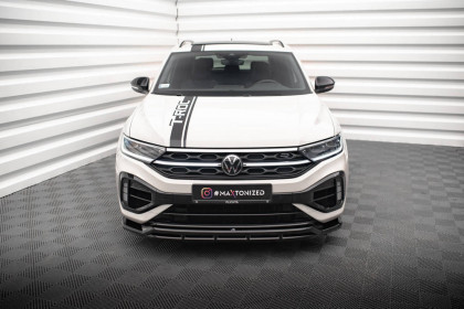 Spojler pod nárazník lipa V.1 Volkswagen T-Roc R Mk1 carbon look