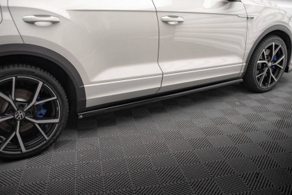 Prahové lišty Volkswagen T-Roc R Mk1 černý lesklý plast