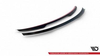 Prodloužení spoileru Mercedes-Benz CLA Coupe C118 černý lesklý plast