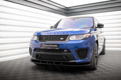 Spojler pod nárazník lipa V.1 Land Rover Range Rover Sport SVR Mk2 černý lesklý plast