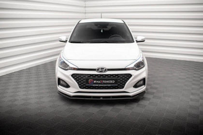 Spojler pod nárazník lipa V.1 Hyundai I20 Mk2 Facelift carbon look